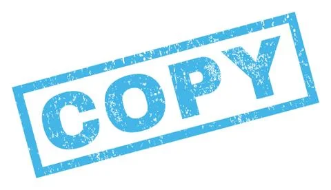 Copy Rubber Stamp Stock Illustration