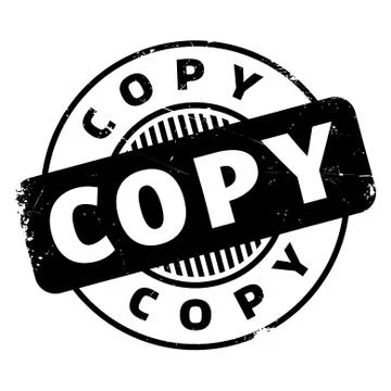 Copy rubber stamp Ilustración de archivo