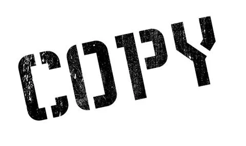 Copy rubber stamp Ilustración de archivo