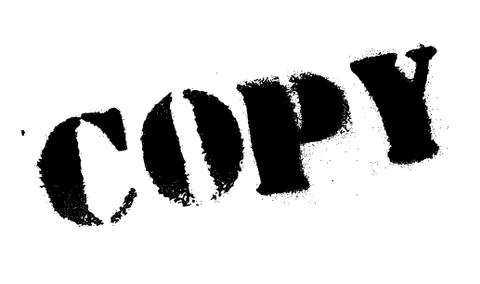 Copy rubber stamp Ilustración de archivo