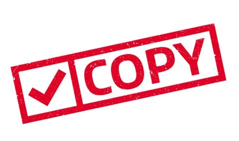 Copy rubber stamp Ilustración de archivo