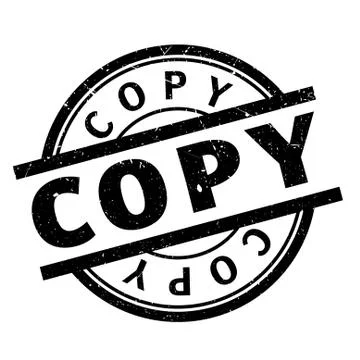 Copy rubber stamp Ilustración de archivo