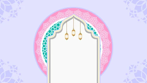 Copy space and Islamic background. Stock Footage 330332332