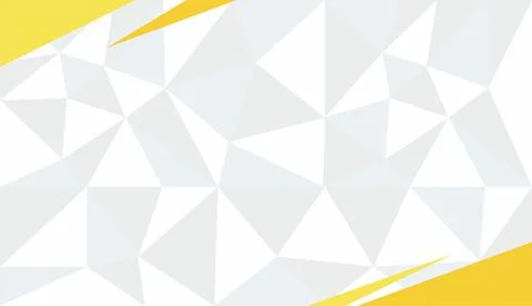 Copy space background with angular shapes, yellow in the corners Stock Illustration