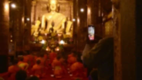 Copy space blurry background of tourist film travel video clip for social m.. Stock-Footage 280062054