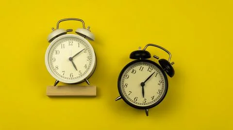 A copy space of a clock concept. Time Concept Stock Photos