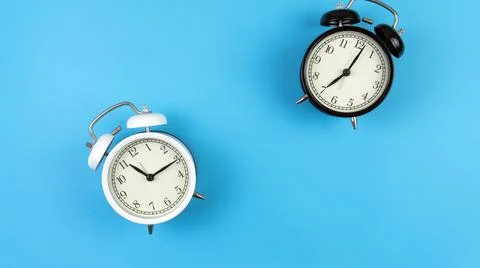 A copy space of a clock concept. Time Concept Stock Photos