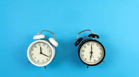 A copy space of a clock concept. Time Concept Stock Photos