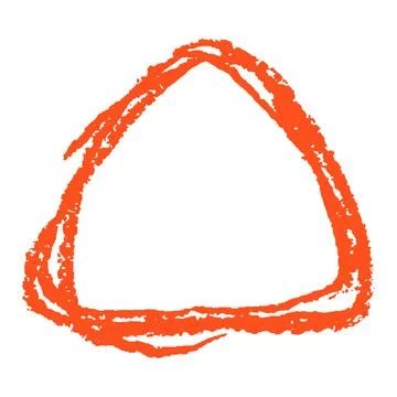 Copy space or frame with red bright color triangle form. Stock Illustration