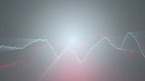 Copy space shining business graphs animation Vidéo 228086375