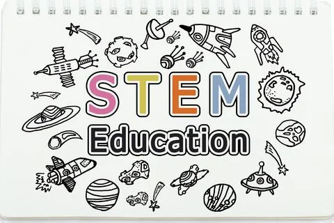 Copy space on STEM education background. STEM Stock Photos