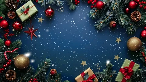 Copy-space for text. The concept of Christmas and New Year holidays. Stock Footage 286900216