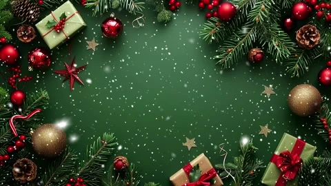 Copy-space for text. The concept of Christmas and New Year holidays. Stock Footage 286900222