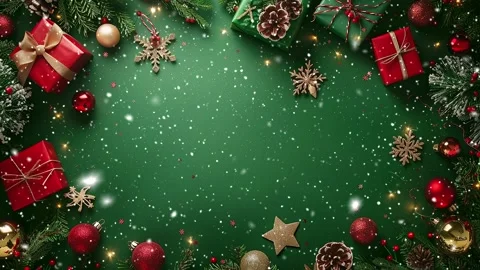 Copy-space for text. The concept of Christmas and New Year holidays. Stock Footage 286900975