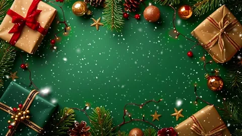 Copy-space for text. The concept of Christmas and New Year holidays. Stock Footage 286901330