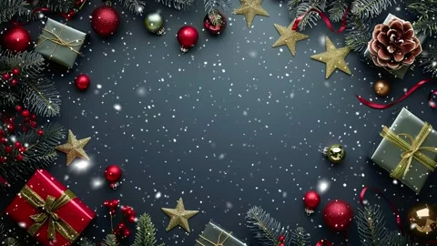 Copy-space for text. The concept of Christmas and New Year holidays. Stock Footage 286902456