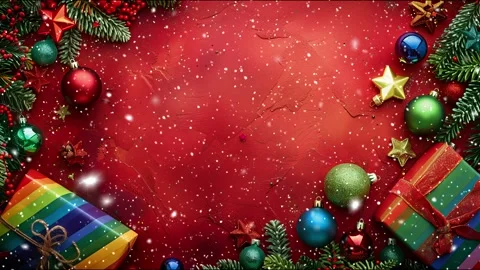 Copy-space for text. The concept of Christmas and New Year holidays. Stock Footage 286903610