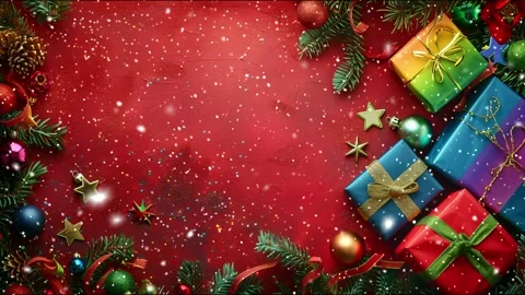 Copy-space for text. The concept of Christmas and New Year holidays. Stock Footage 286903612