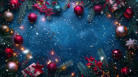 Copy-space for text. The concept of Christmas and New Year holidays. Stock Footage 286903756