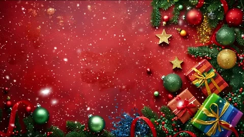 Copy-space for text. The concept of Christmas and New Year holidays. Stock Footage 286903760