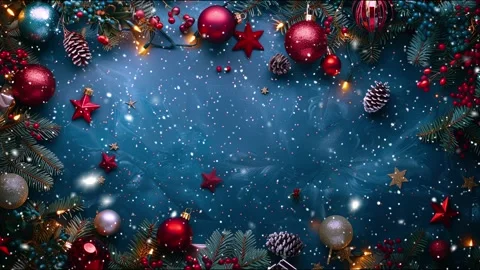 Copy-space for text. The concept of Christmas and New Year holidays. Stock Footage 286903849