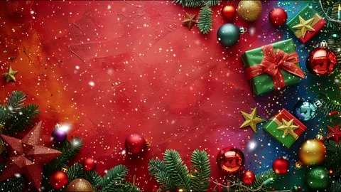 Copy-space for text. The concept of Christmas and New Year holidays. Stock Footage 286903857