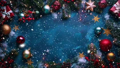 Copy-space for text. The concept of Christmas and New Year holidays. Stock Footage 286903862