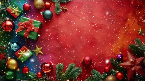 Copy-space for text. The concept of Christmas and New Year holidays. Stock Footage 286903863