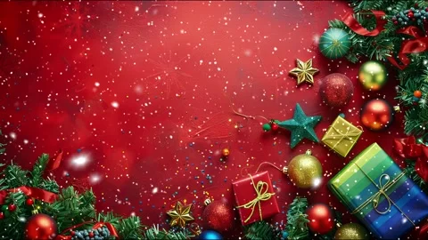 Copy-space for text. The concept of Christmas and New Year holidays. Stock Footage 286903929