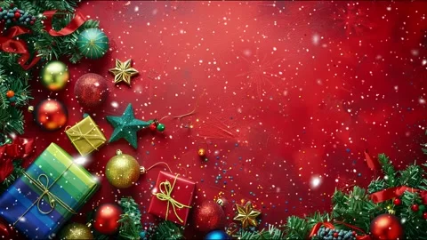 Copy-space for text. The concept of Christmas and New Year holidays. Stock Footage 286903946