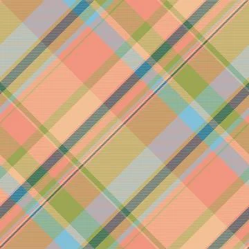 Copy space vector fabric check, sexual tartan seamless background. Open pat.. Stock Illustration