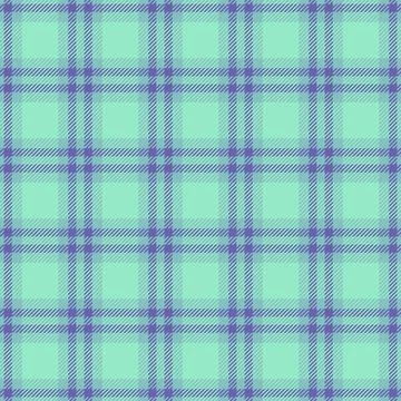 Copy space vector plaid pattern, customizable tartan check seamless. Path t.. Stock Illustration