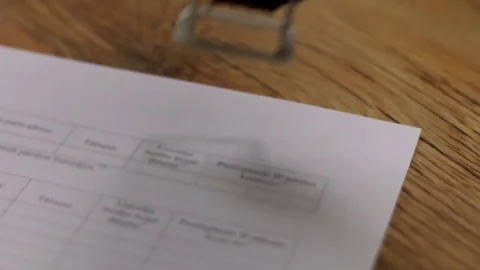 Copy stamp stamping document stamp Stock Footage 72248396