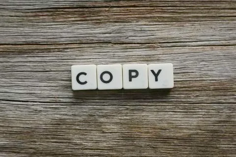Copy word Stock Photos