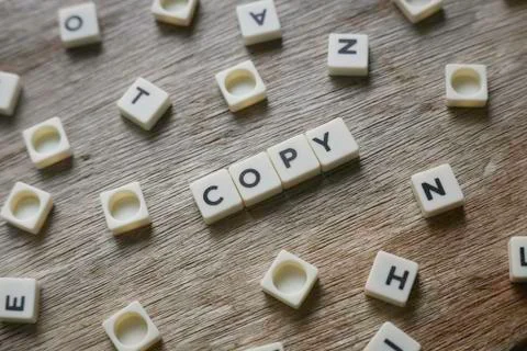 Copy word Stock Photos