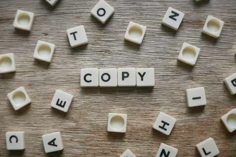Copy word Stock Photos