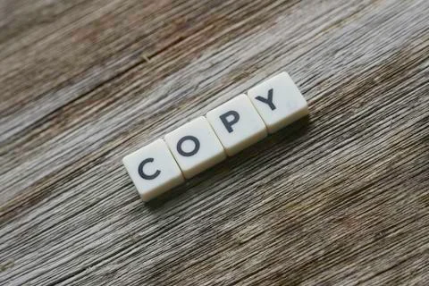 Copy word Stock Photos