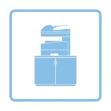 Copying machine icon Stock Illustration