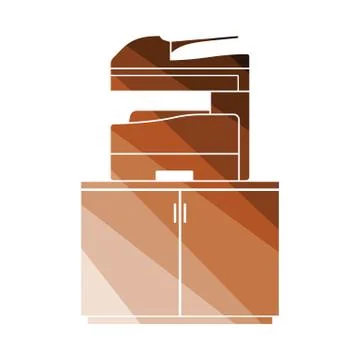 Copying machine icon Stock Illustration