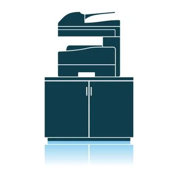 Copying Machine Icon Stockillustratie