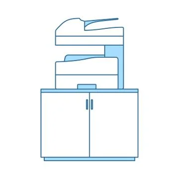 Copying Machine Icon Stock Illustration