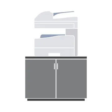 Copying Machine Icon Stock Illustration