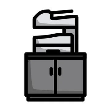 Copying Machine Icon 库存插图