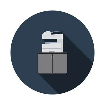 Copying Machine Icon 库存插图