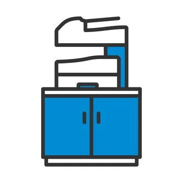 Copying Machine Icon Stock Illustration
