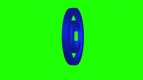 Copyright emoji emoticon green screen loop blue Stock Footage 59103132