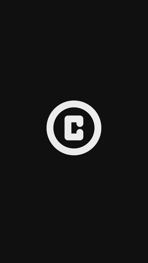 Copyright icon outline simple animation.  Stock Footage 297155751