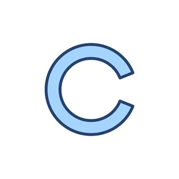 Copyright icon vector. copyright sign and symbol Stock Illustration