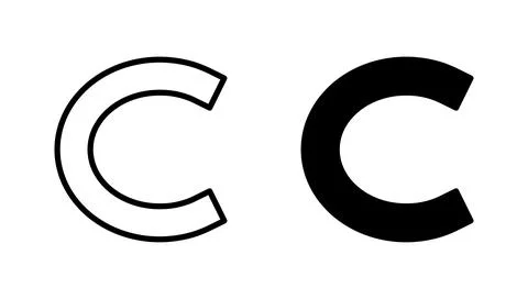 Copyright icon vector. copyright sign and symbol Stock Illustration