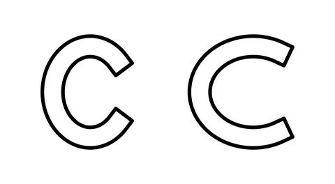 Copyright icon vector. copyright sign and symbol Stock Illustration